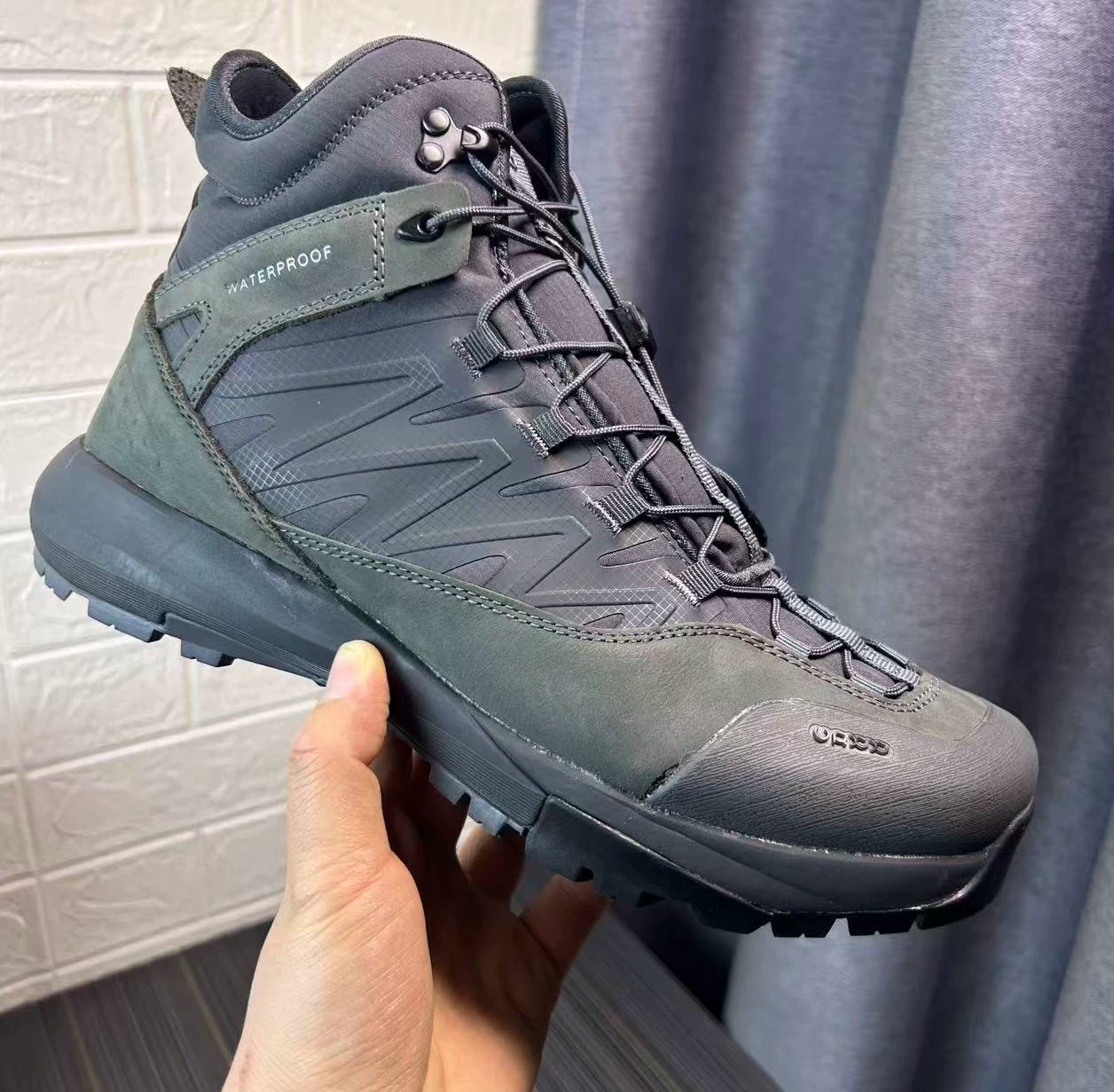 Hunting Outdoor Wear - High Top Hiking Leather Shoes Men