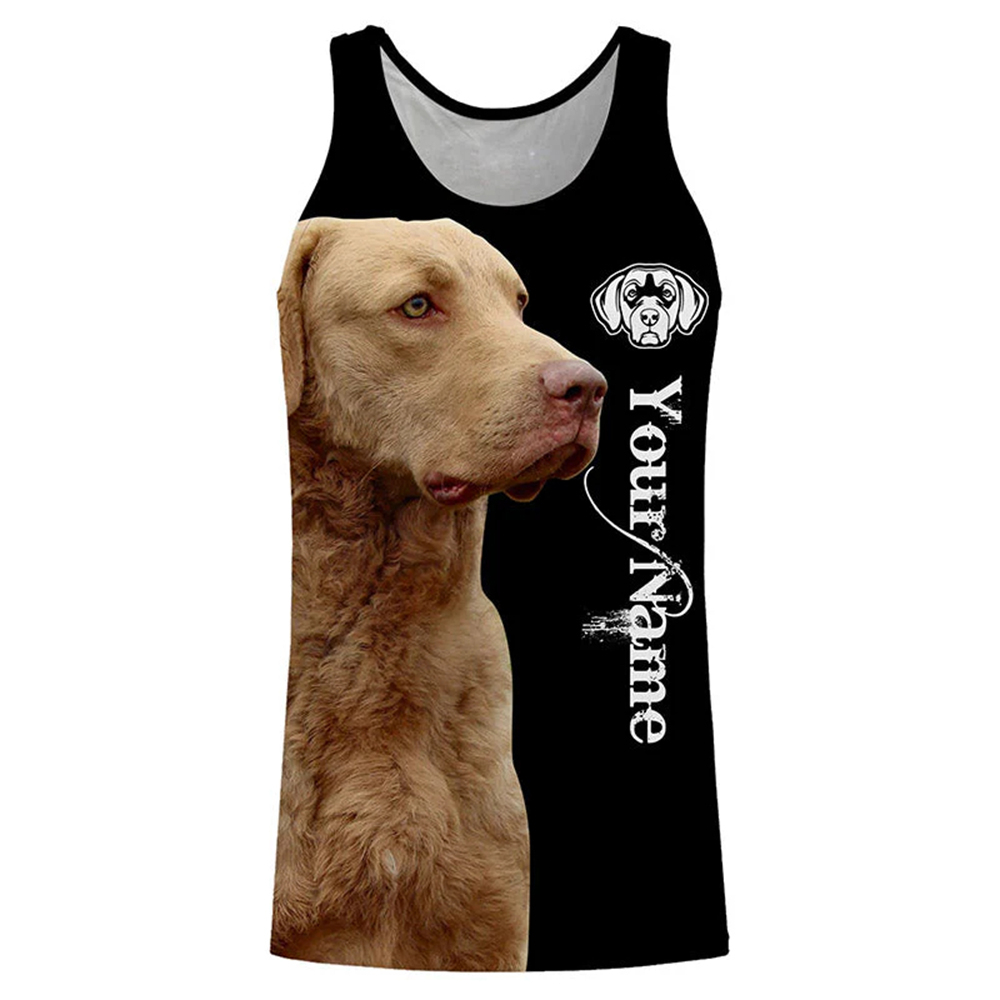 Outdoor Hunting Names - Personalized Dog Lover Tank Top 3D
