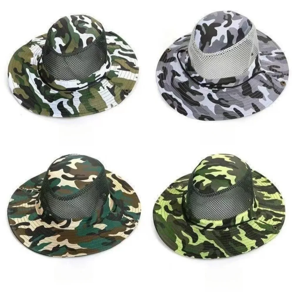 Camouflage Mesh Bucket Hats Wi - огляд і ціна Mens Outdoor Hunting Hats