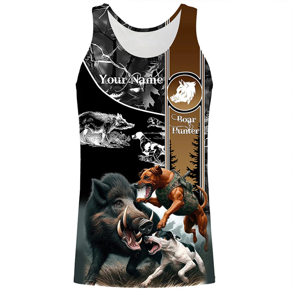 Custom Name Boar Hunter Tank T - огляд і ціна Wildman Hunting & Outdoor Robertson