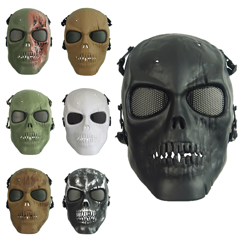 Airsoft Mask Camouflage Cospla - огляд і ціна Outdoor Hunting Movies