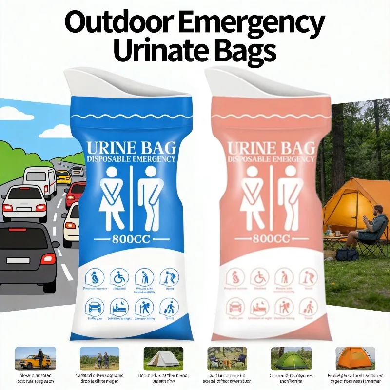 800ML Disposable Outdoor Emerg - огляд і ціна Outdoor Hunting Toilet