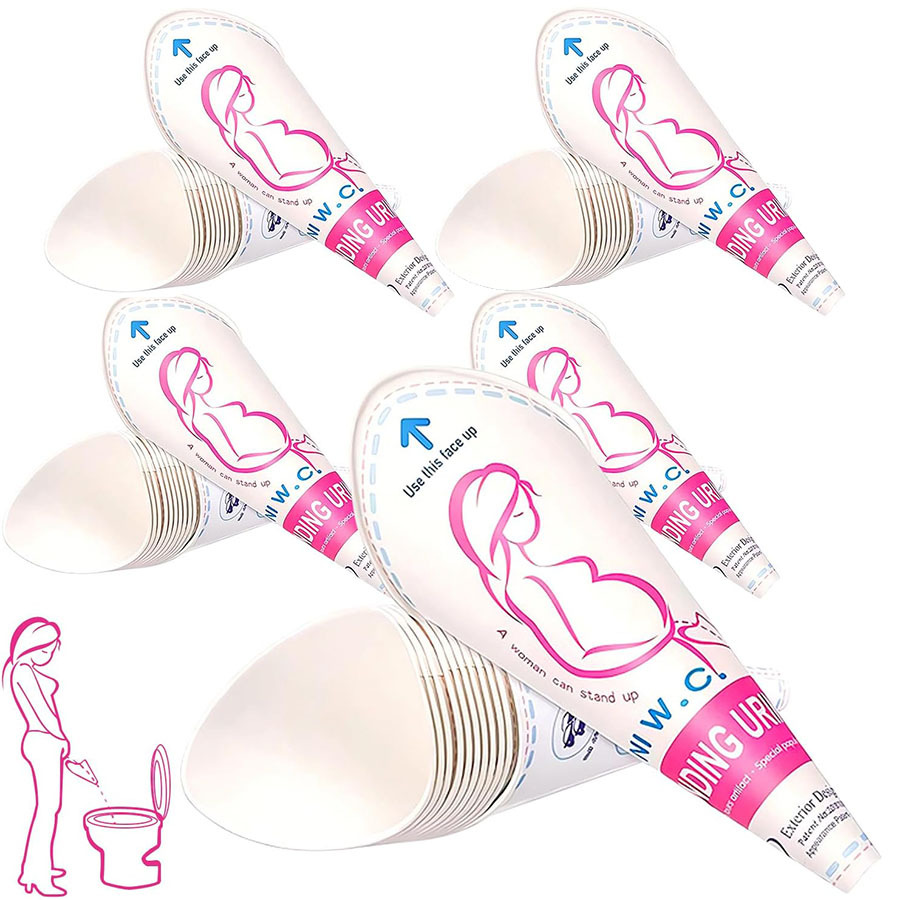 6/12/24pcs Disposable Female U - огляд і ціна Outdoor Hunting Toilet