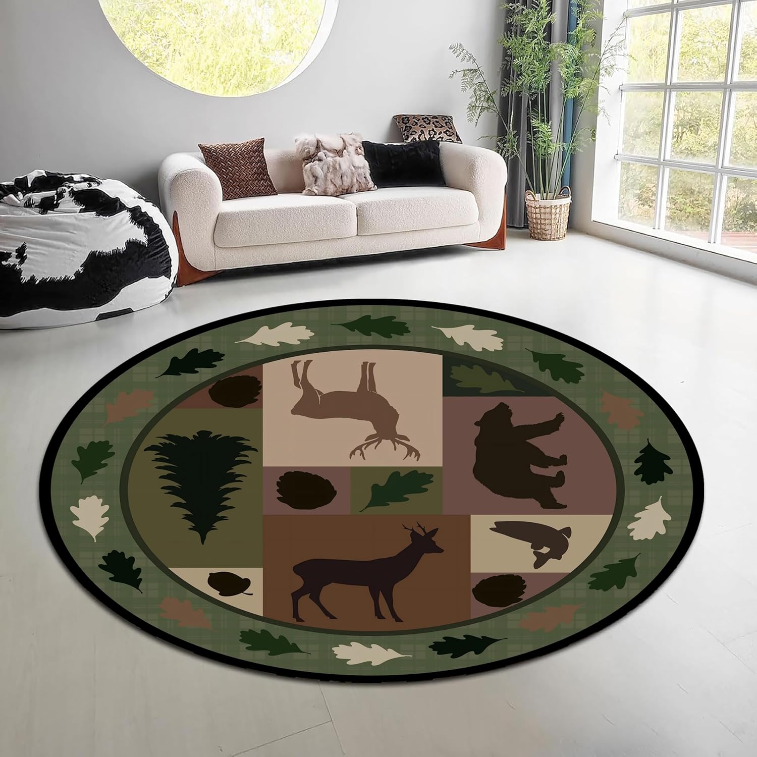 Vintage Nature Forest Round Ru - огляд і ціна Outdoor Hunting Toilet